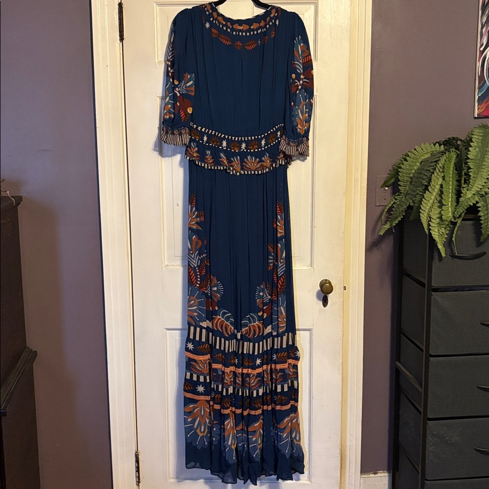 NWT Nature Beauty Blue Maxi - Picture 7 of 9